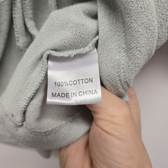 Princess Polly Womens Crop Top sz 6 / Medium Front Tie Mint Green - Picture 6 of 7